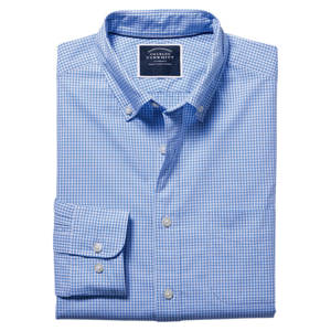 Charles Tyrwhitt Poplin Shirt - Ocean Blue